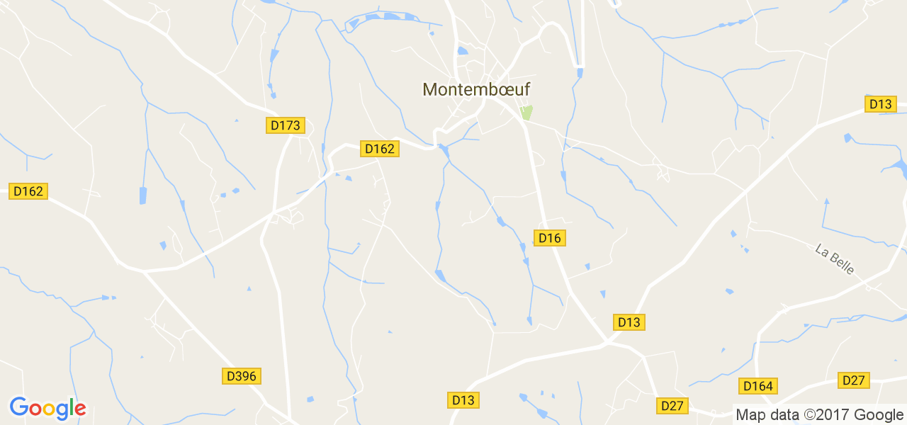map de la ville de 